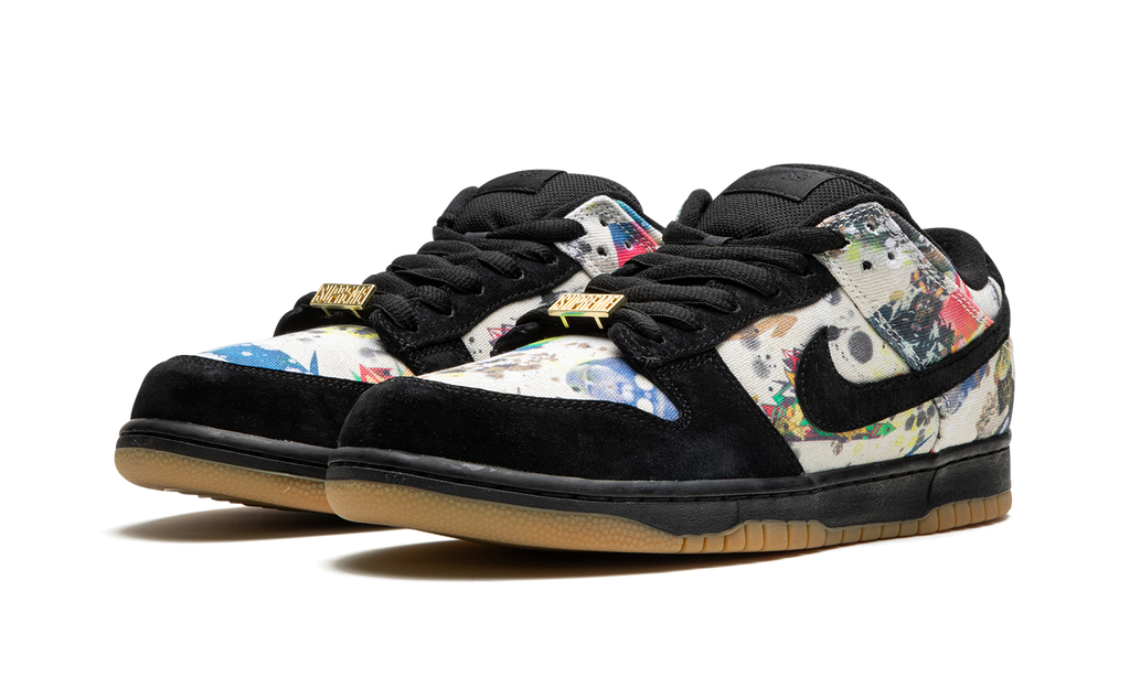 "Supreme - Rammellzee" SB Dunk Low FD8778 001 - product image from the listing.