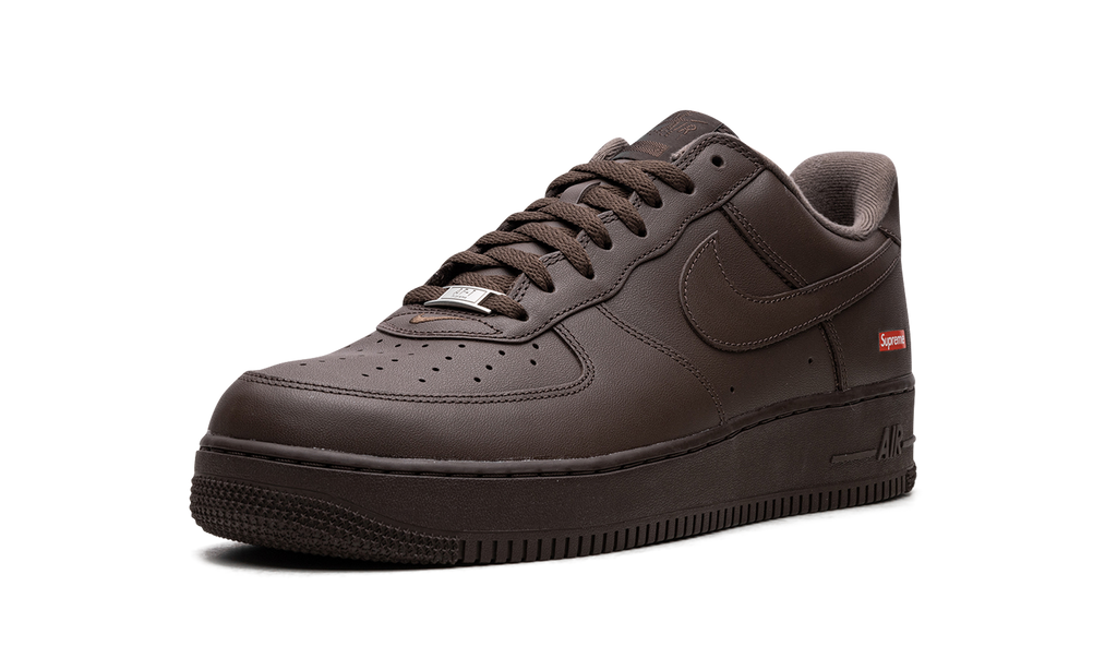 "Supreme - Mini Box Logo Brown" Air Force 1 CU9225 200 - product image from the listing.