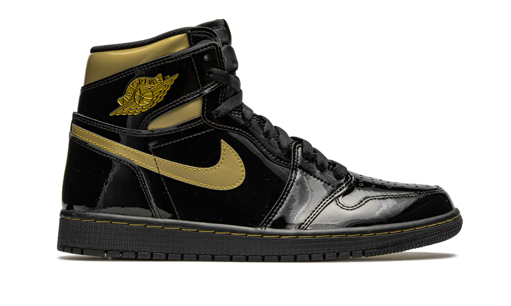 "Black Metallic Gold" Air Jordan 1 Retro High OG 555088 032 - product image from the listing.