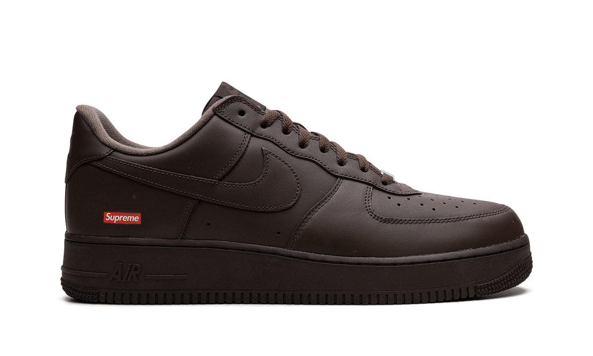 "Supreme - Mini Box Logo Brown" Air Force 1 CU9225 200 - product image from the listing.