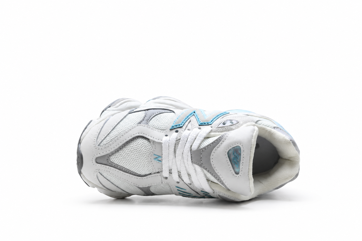 New Balance 9060 Light Grey / White / Blue Sneakers