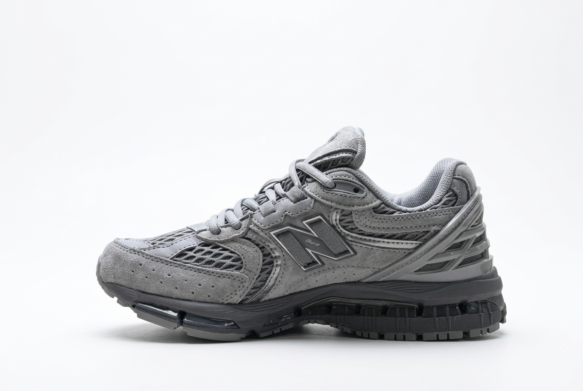 New Balance 1954R Grey Sneakers with Charcoal Sole