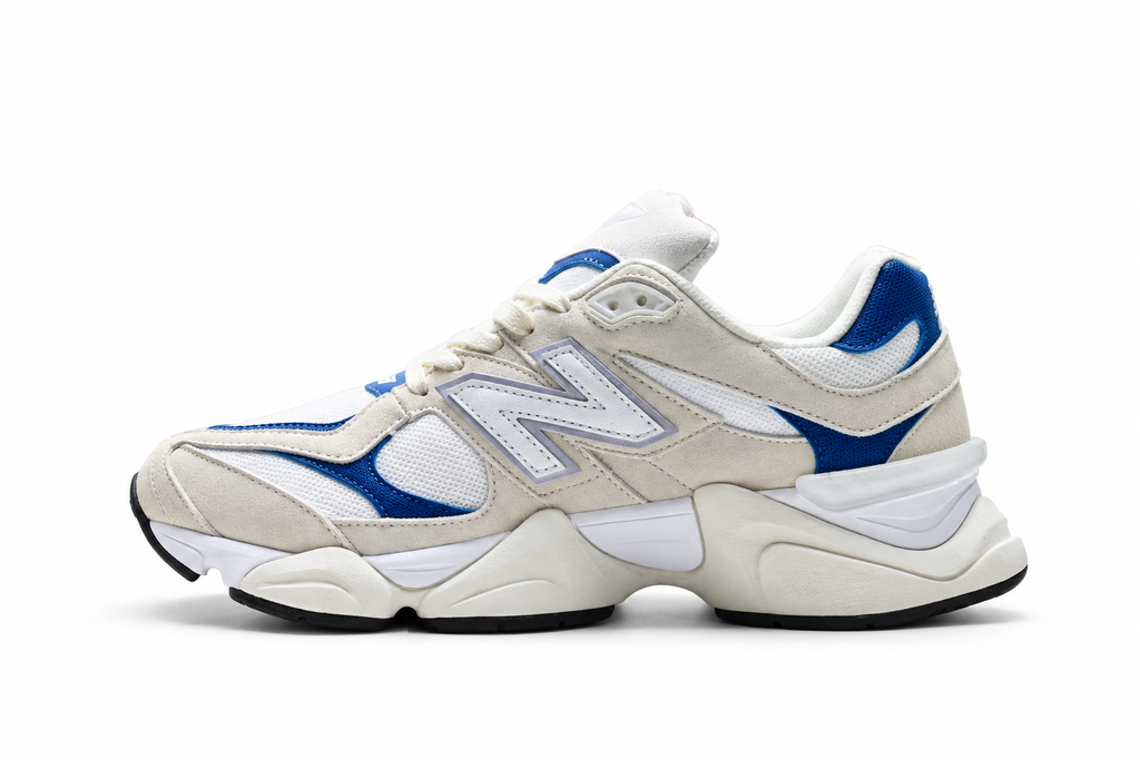 New Balance 9060 Cream / White / Blue Sneakers