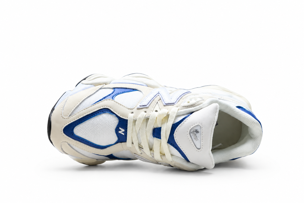 New Balance 9060 Cream / White / Blue Sneakers