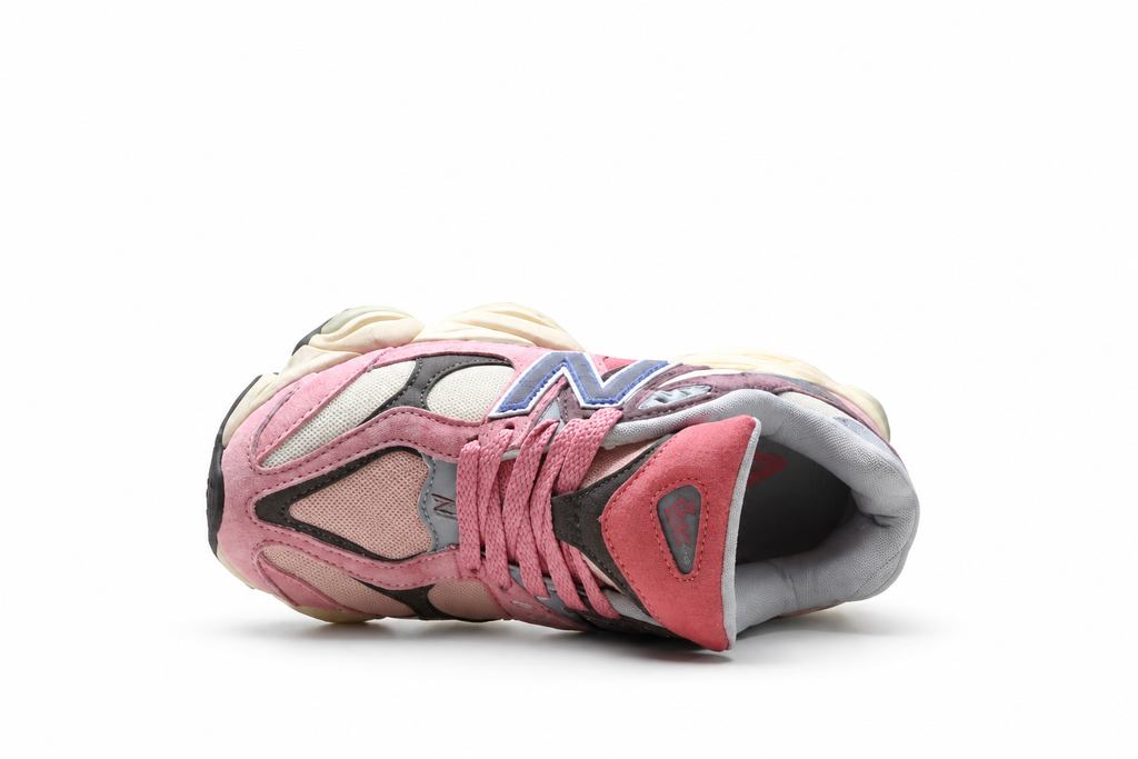 New Balance 9060 Pink / Cream / Blue Sneakers