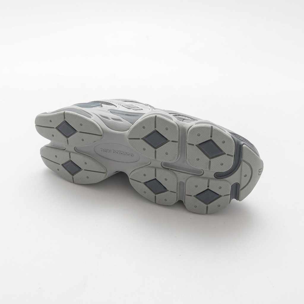 New Balance 9060 Light Grey & Blue-Grey Sneakers