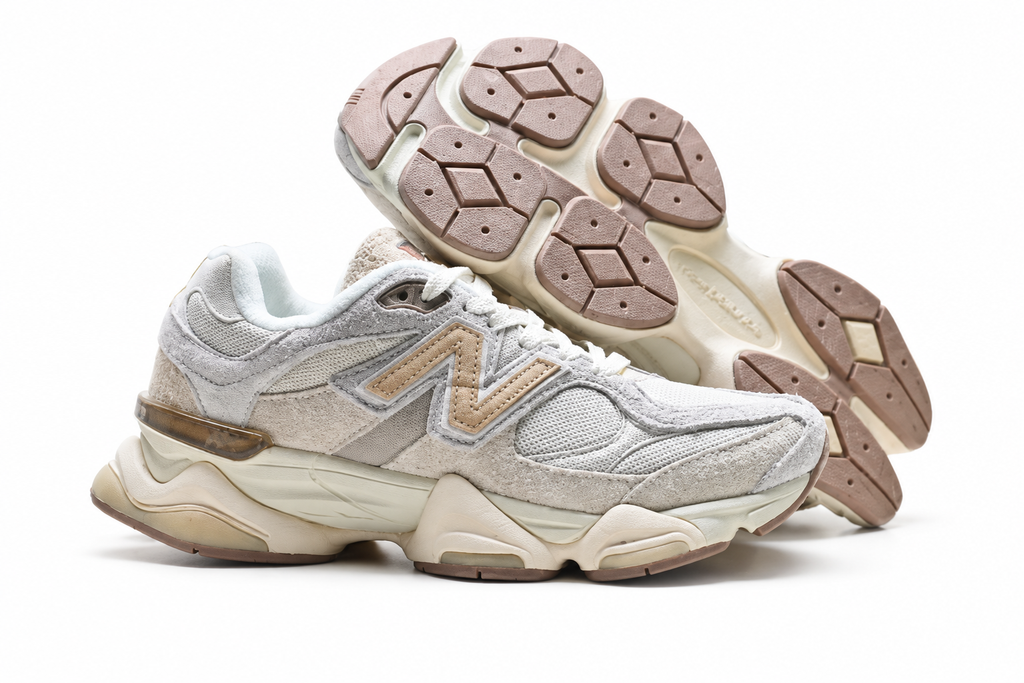 New Balance 9060 Light Grey / Cream / Beige Sneakers