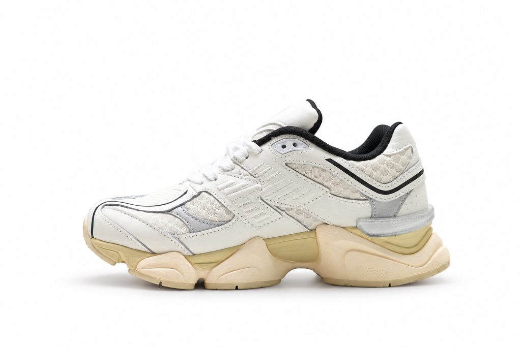 New Balance 9060 White / Cream / Black Sneakers