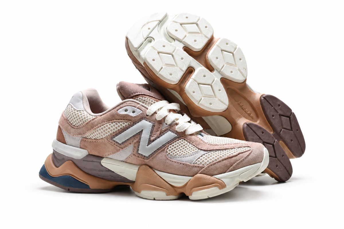 New Balance 9060 Dusty Pink / Cream / Tan Sneakers