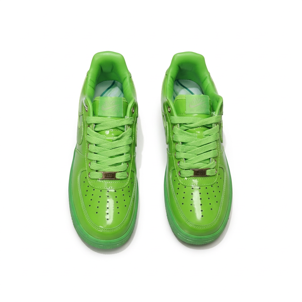 Nike Bright Green Low-Top Sneakers