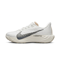 Nike White & Ivory Running Shoes with Black Swoosh