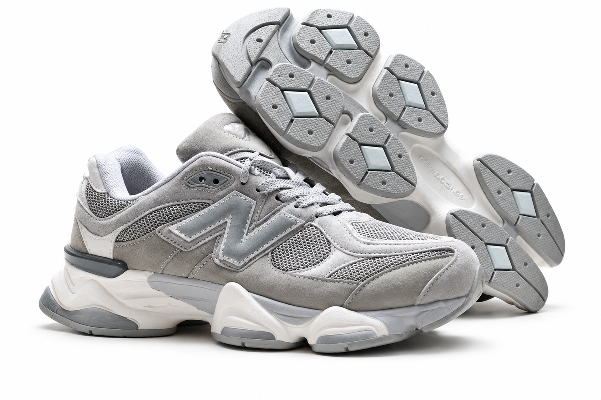 New Balance 9060 Grey / White Sneakers