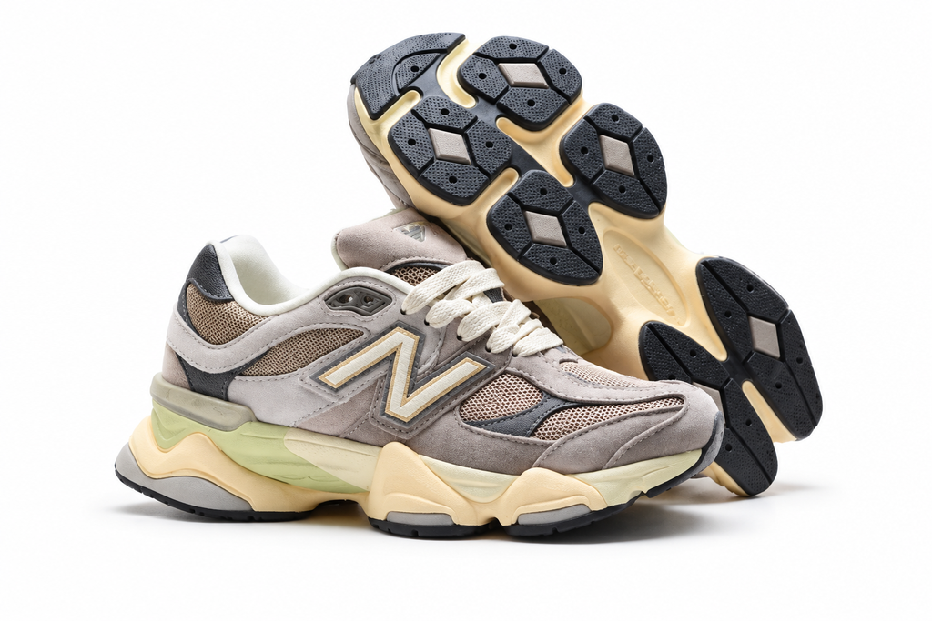 New Balance 9060 Taupe / Grey / Cream Sneakers