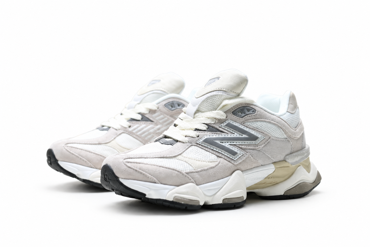 New Balance 9060 Light Grey / White Sneakers