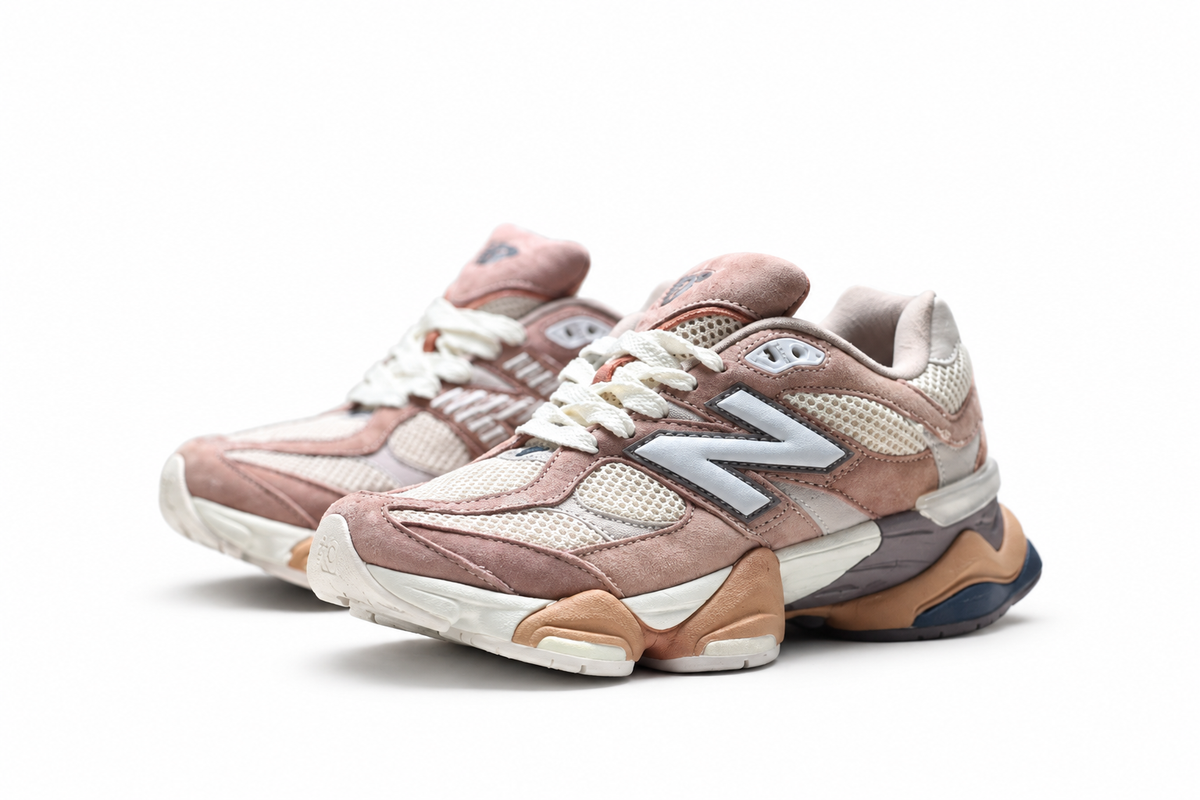 New Balance 9060 Dusty Pink / Cream / Tan Sneakers