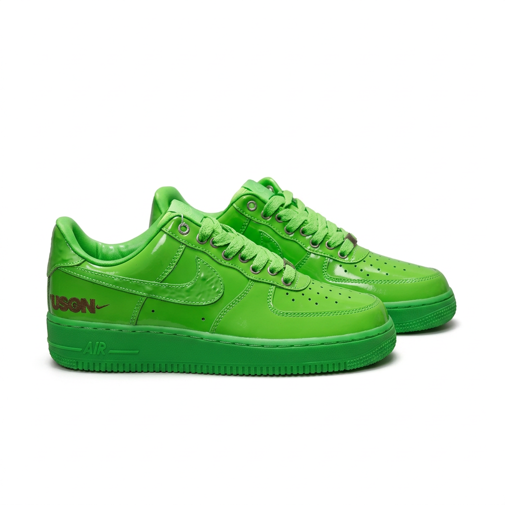 Nike Bright Green Low-Top Sneakers