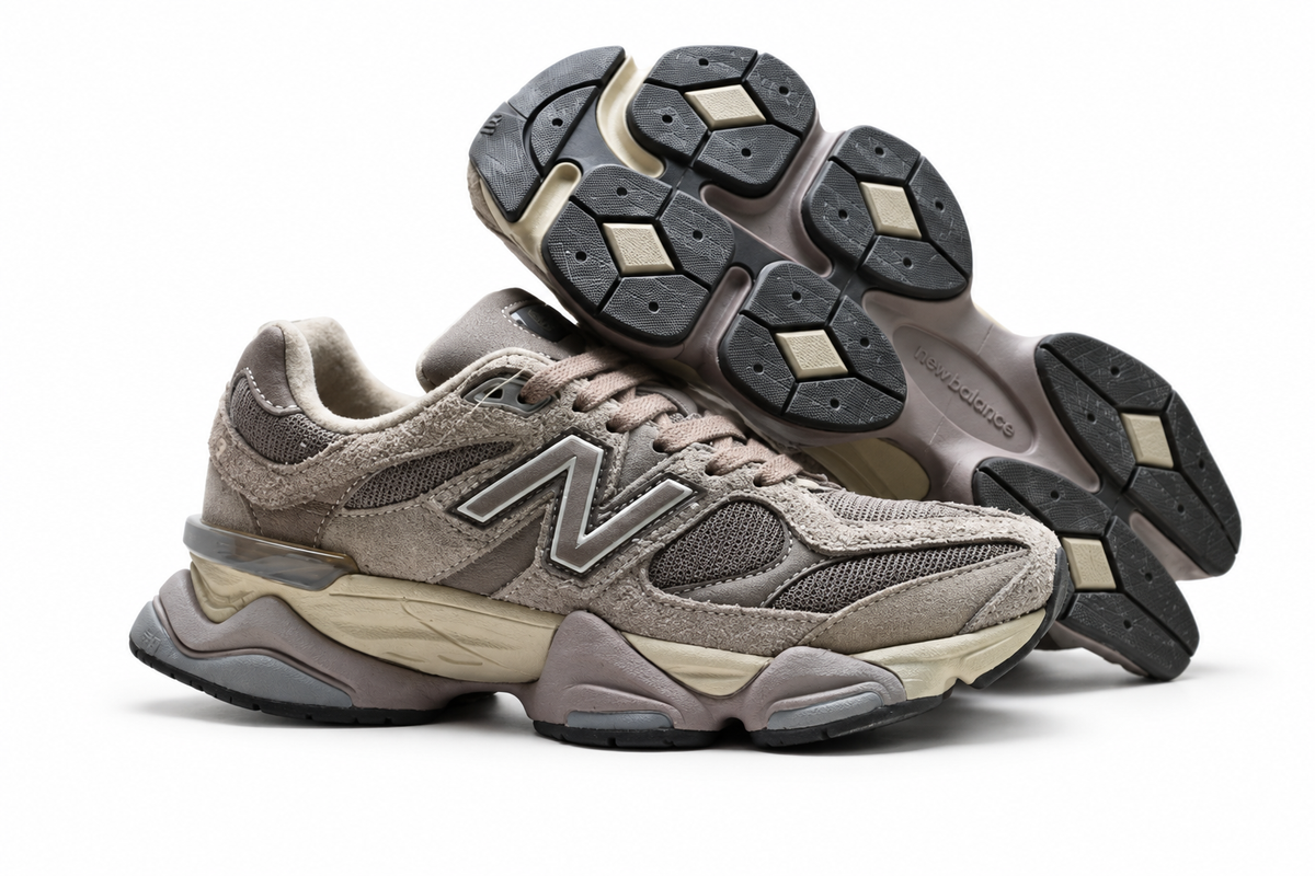 New Balance 9060 Taupe / Grey / Cream Sneakers