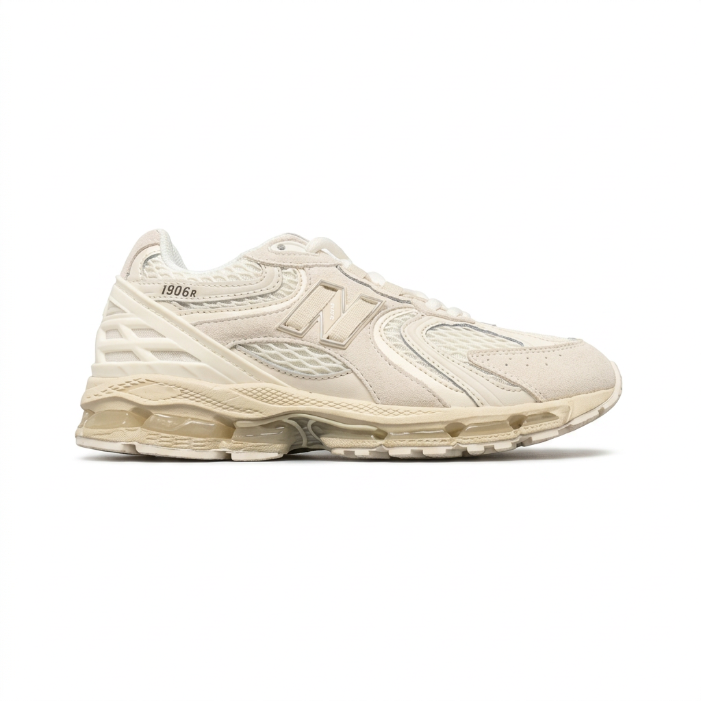 New Balance M1954 Ivory & Cream Sneakers