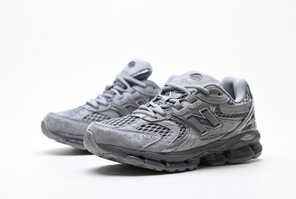 New Balance 1954R Grey Sneakers with Charcoal Sole