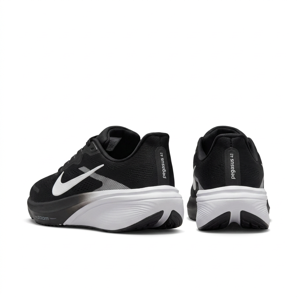 Nike Pegasus 42 Black & White Running Shoes