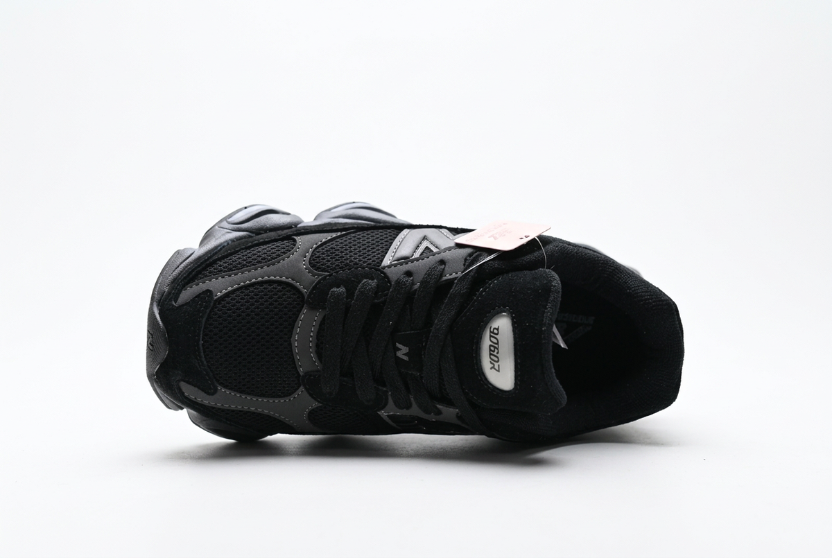 New Balance 9060 Black Sneakers with Charcoal Details
