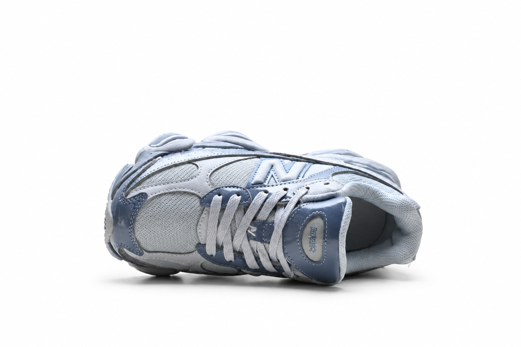 New Balance 9060 Light Grey / Blue-Grey Chunky Sneakers