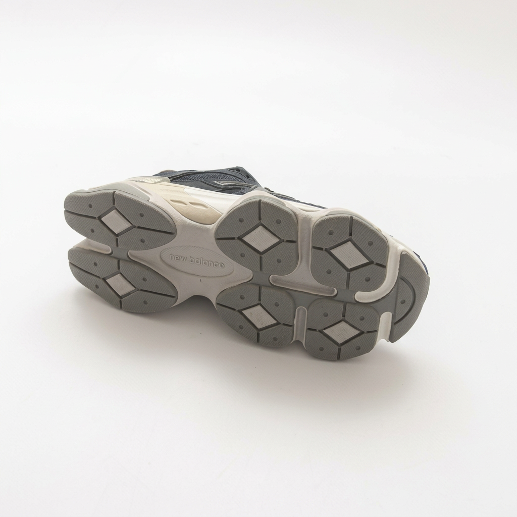 New Balance 9060 Black & Cream Sneakers