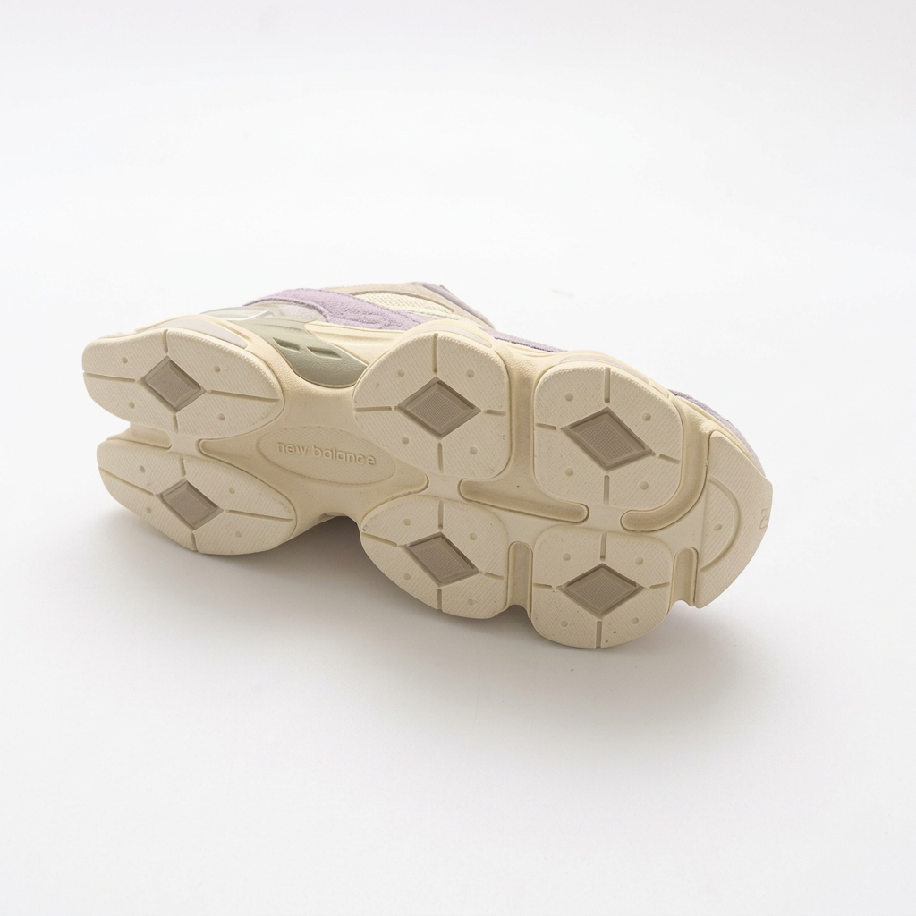 New Balance 9060 Cream & Lavender Sneakers