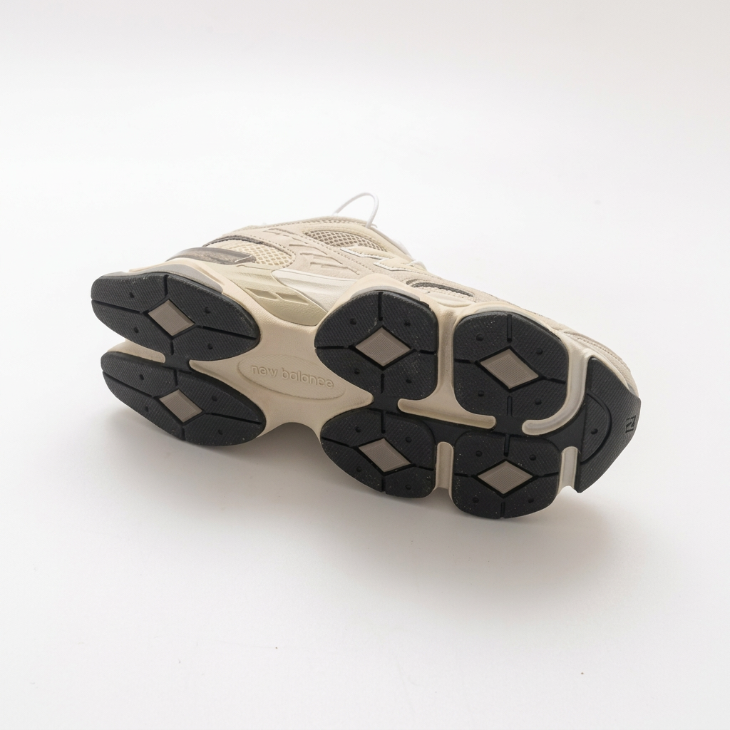 New Balance 9060 Cream & Taupe Sneakers
