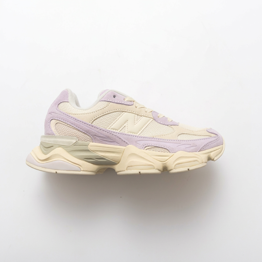 New Balance 9060 Cream & Lavender Sneakers