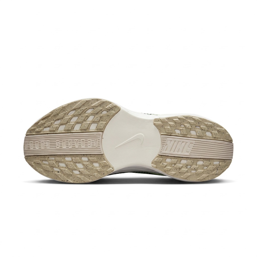 Nike White & Ivory Running Shoes with Black Swoosh