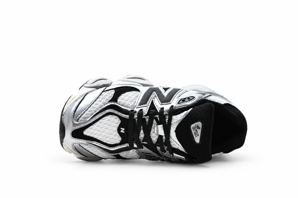 New Balance 9060 Silver / Black / White Sneakers