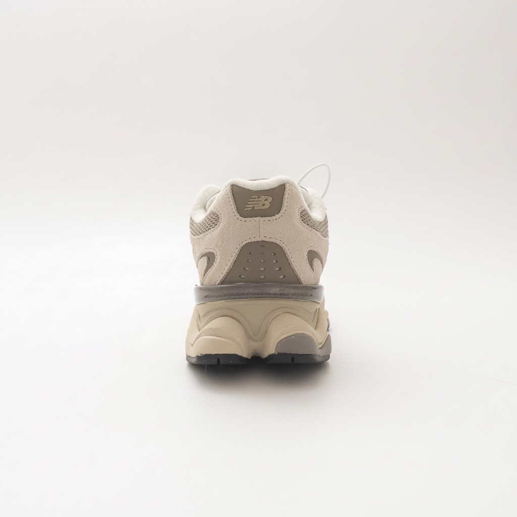 New Balance 9060 Cream & Taupe Sneakers