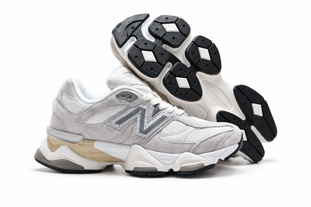 New Balance 9060 Light Grey / White Sneakers