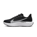 Nike Black & White Running Shoes with Patterned Swoosh