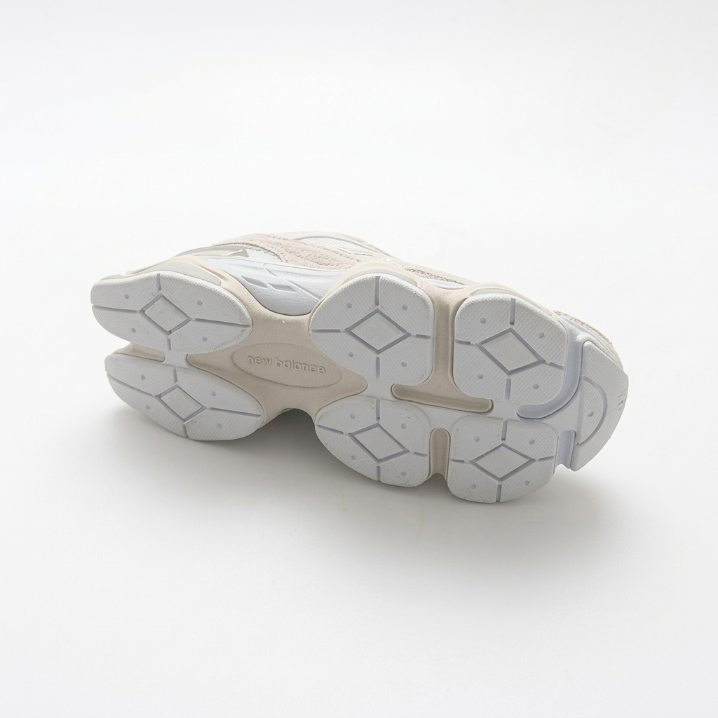 New Balance 9060 Ivory & Cream Sneakers