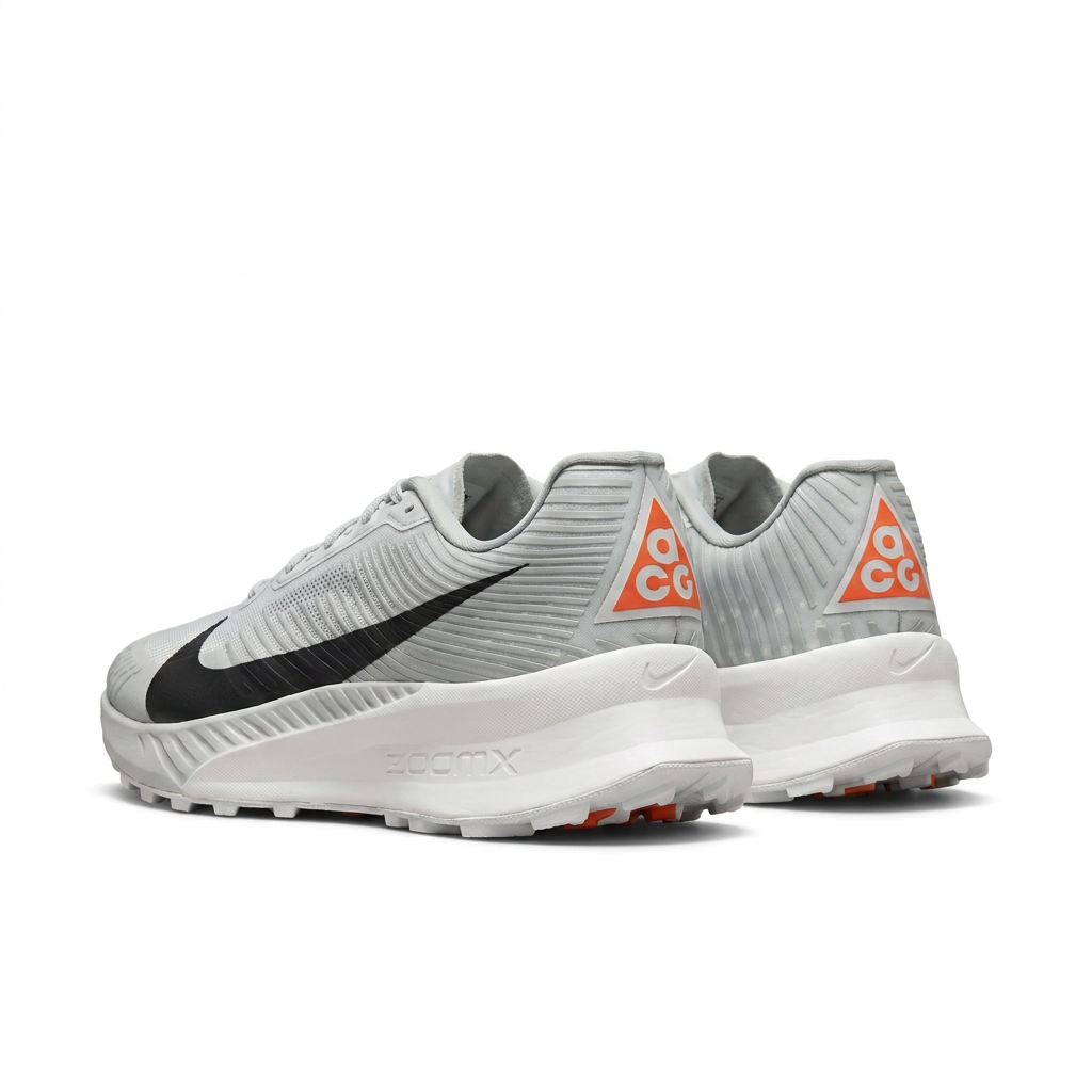 Nike ACG Light Grey & Black Trail Shoes