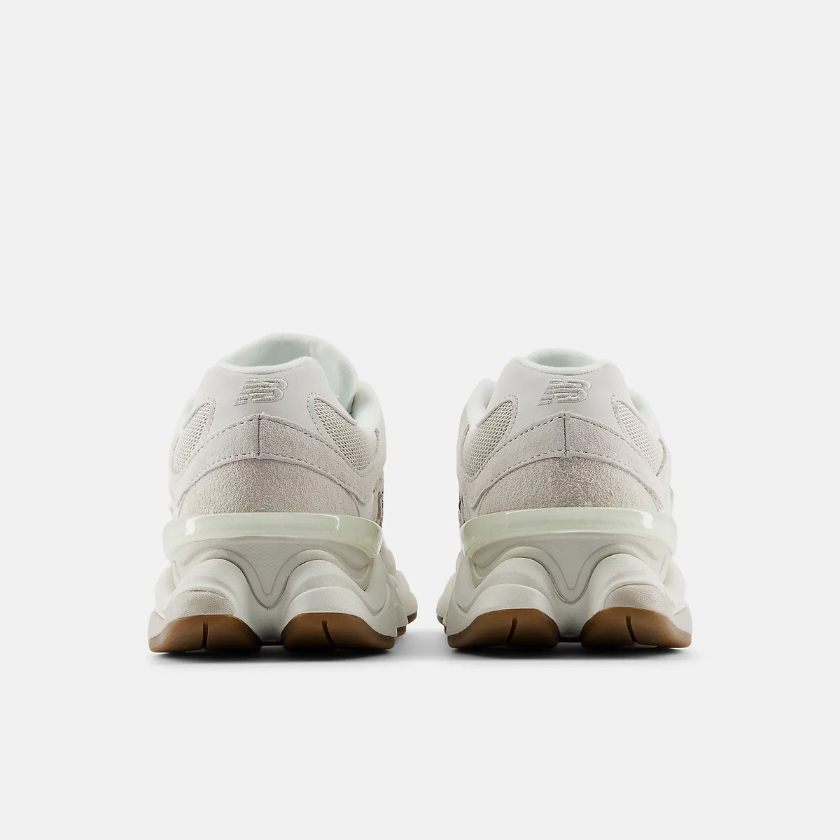 New Balance 9060 U9060ASP Cream Leopard-Print Logo Sneakers
