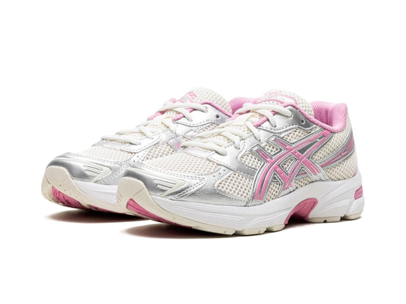 ASICS GEL-1130 GS Cream/Sweet Pink Grade School Sneakers - 1204A168-100