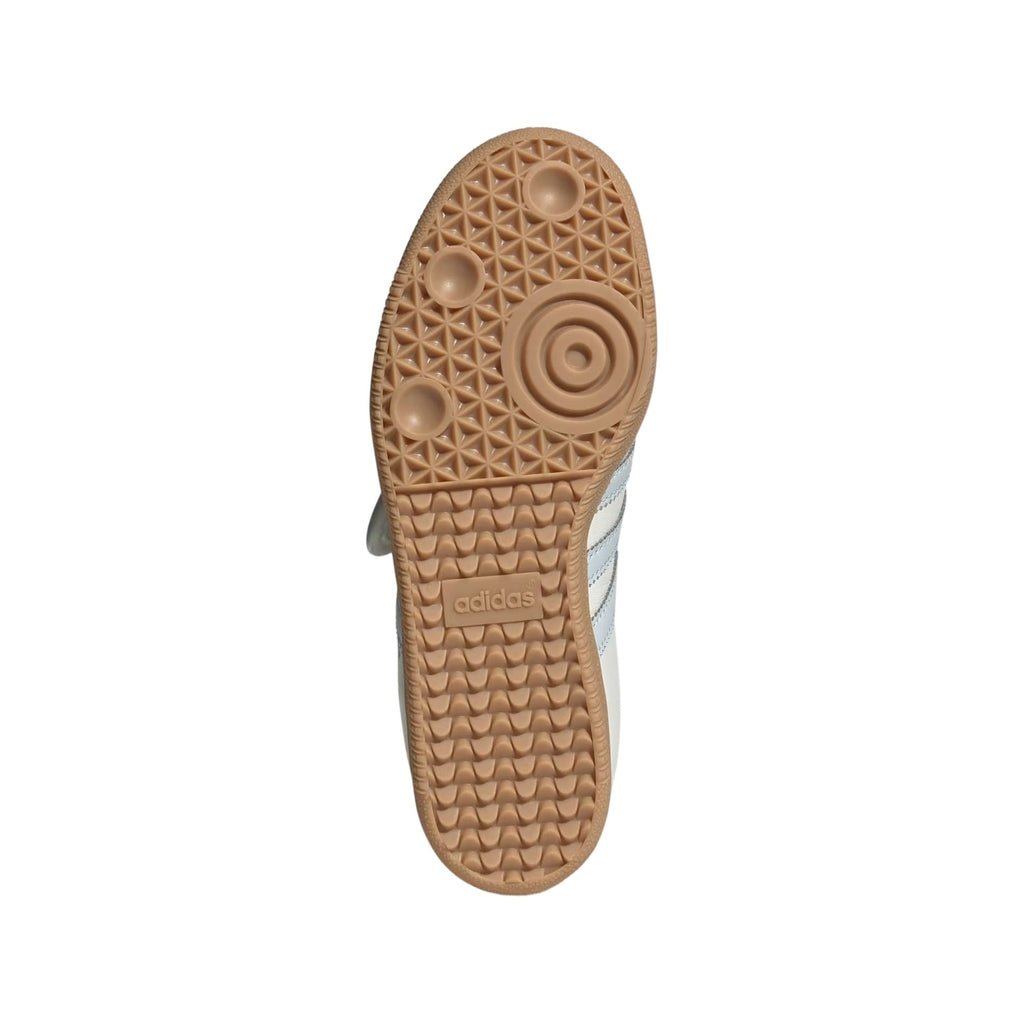 adidas Samba Jane Women's Cloud White/Halo Blue/Gum Mary Jane Sneakers - JR7339