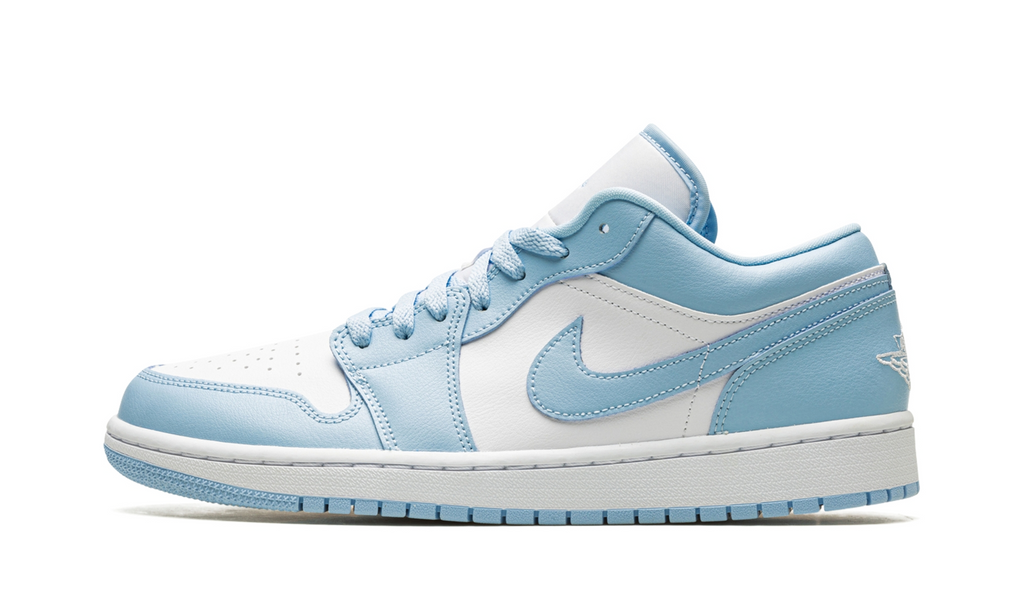 Ice Blue — Women's Air Jordan 1 Low