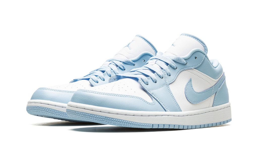 Ice Blue — Women's Air Jordan 1 Low