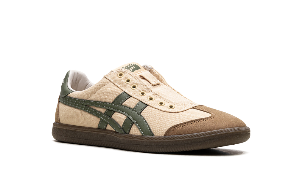 Onitsuka Tiger Tiger Tokuten Slip On in Beige Brown Green 140409 - product image from the listing.