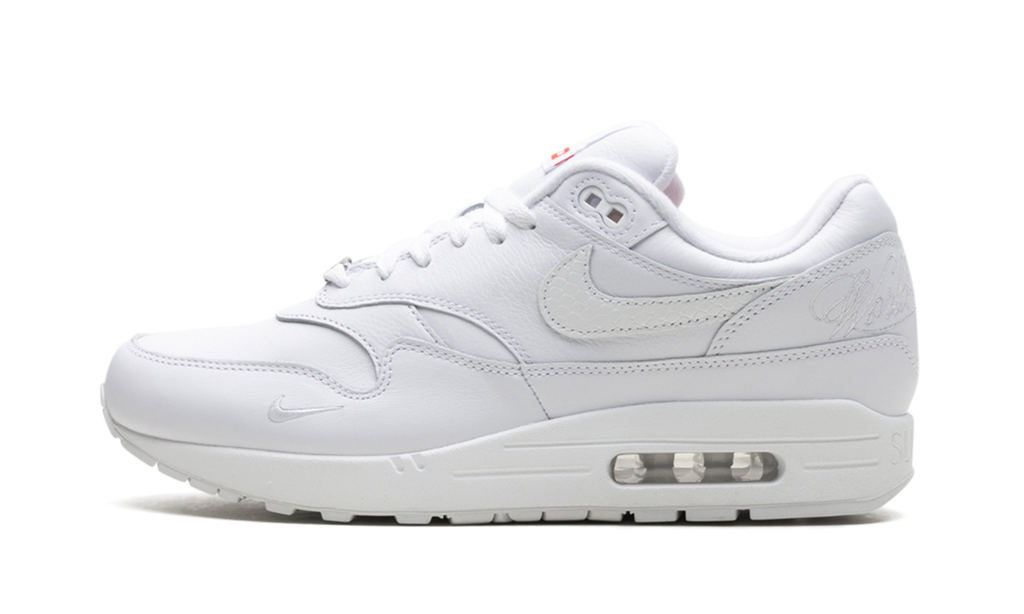 "Supreme Triple White" Air Max 1 '87 SP HF8813 100 - product image from the listing.