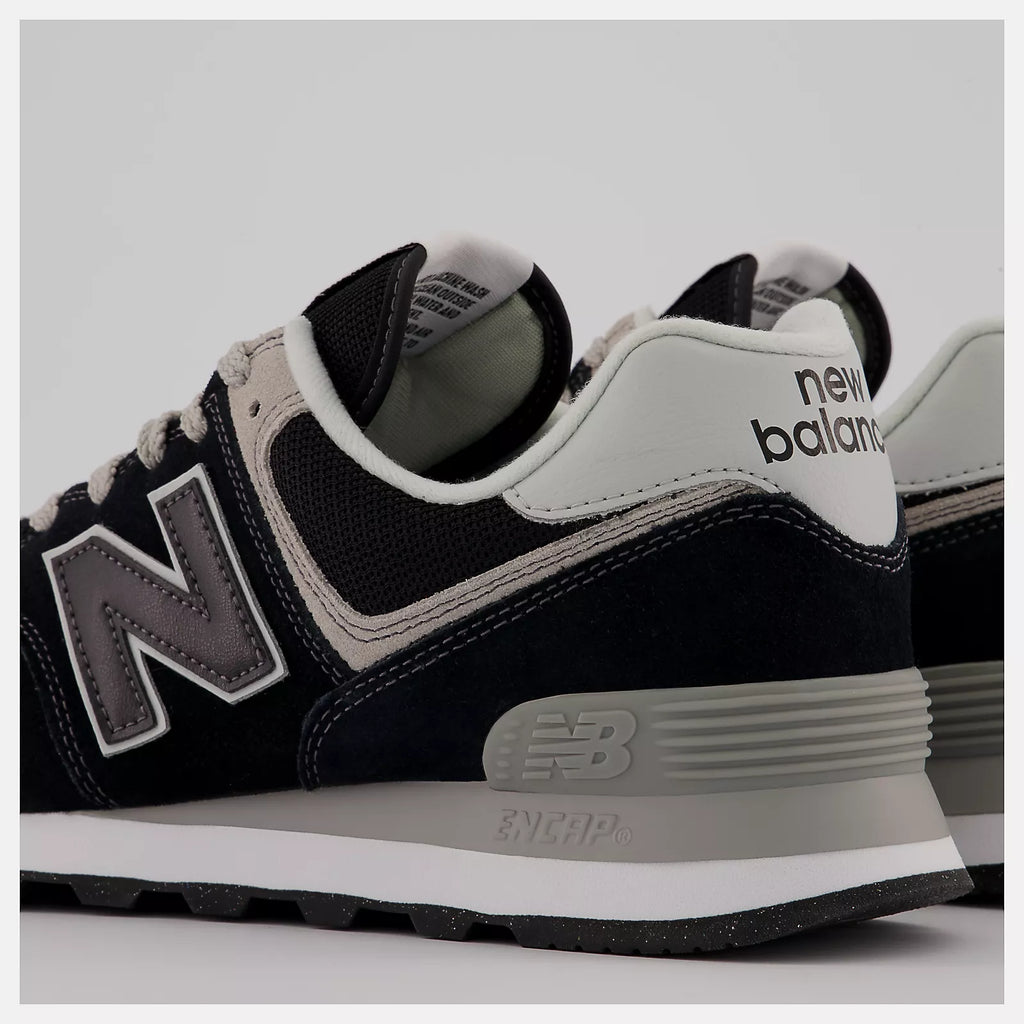 New Balance 574 ML574EVB Black / Grey / White Sneakers