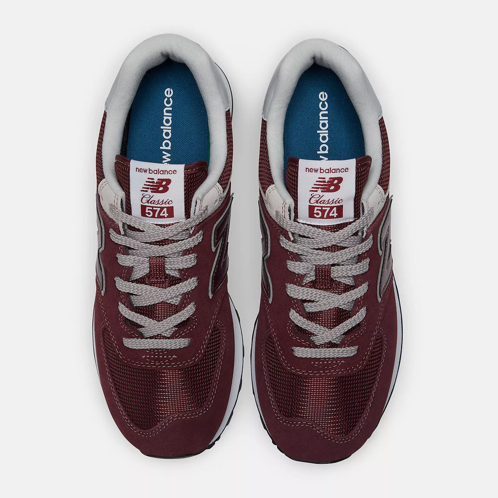 New Balance 574 ML574EVM Burgundy / Grey / White Sneakers