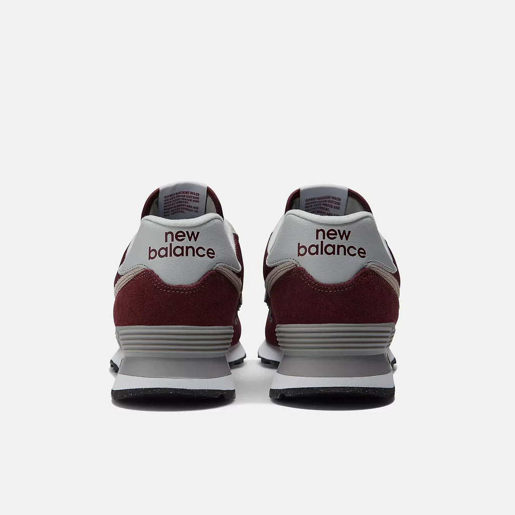 New Balance 574 ML574EVM Burgundy / Grey / White Sneakers