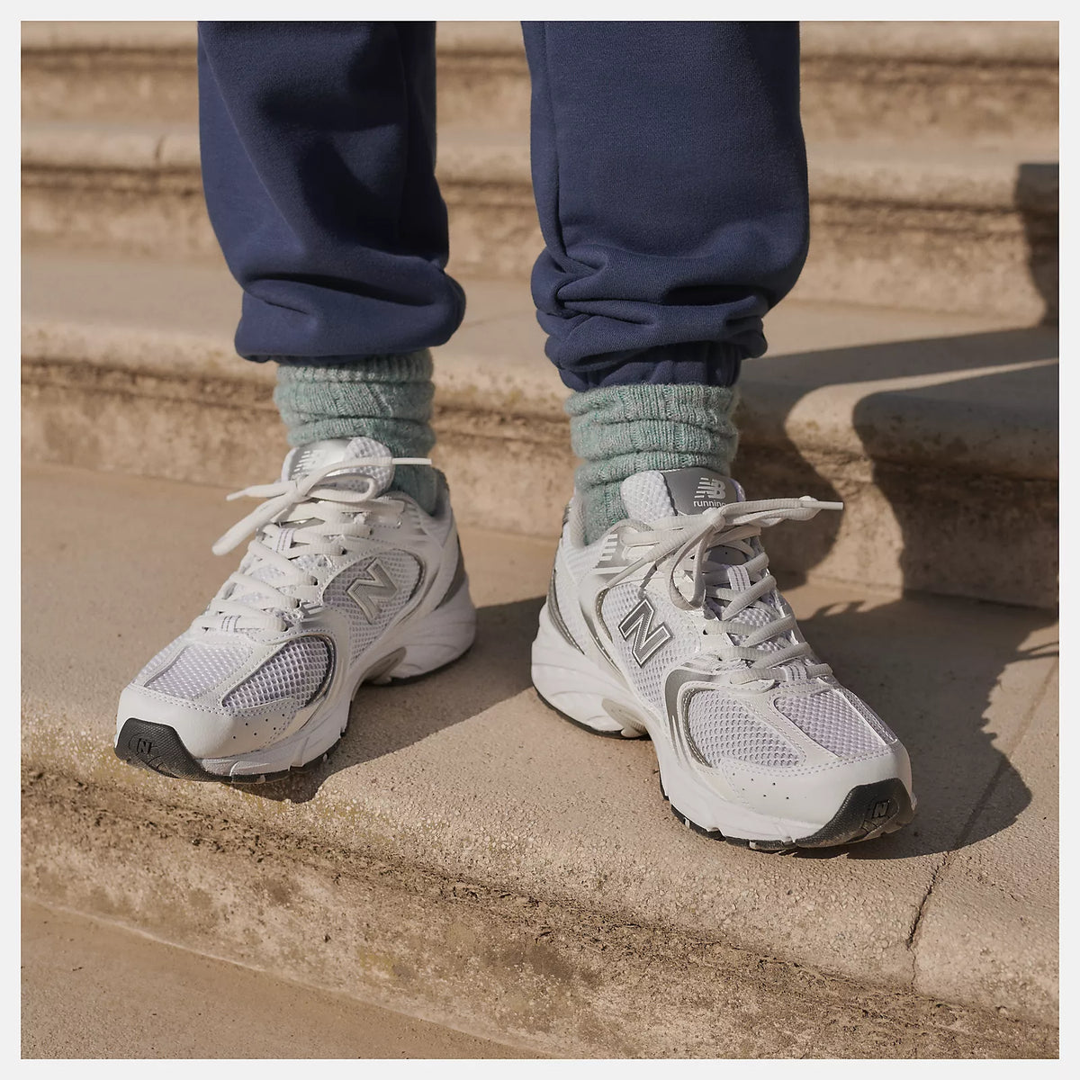 New Balance 530 MR530EMA White / Silver Sneakers