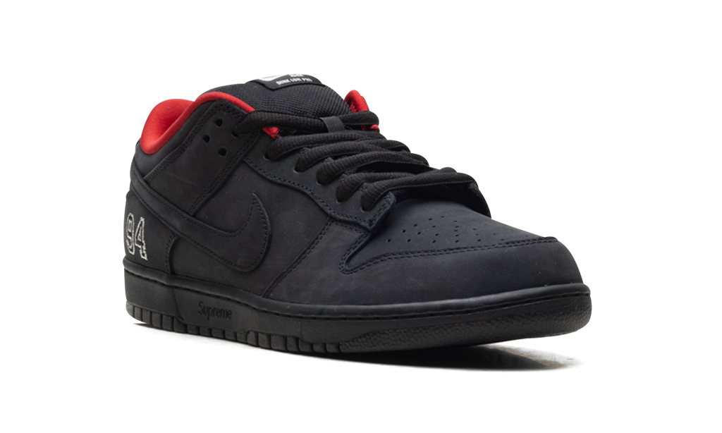 "Supreme - Black" SB Dunk Low HQ8487 001 - product image from the listing.