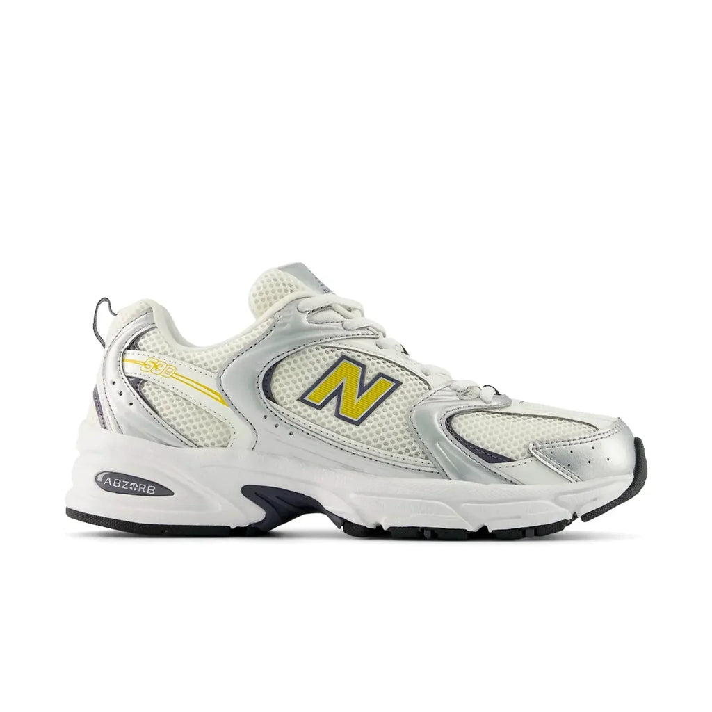 New Balance 530 U530153 White / Silver / Yellow Sneakers